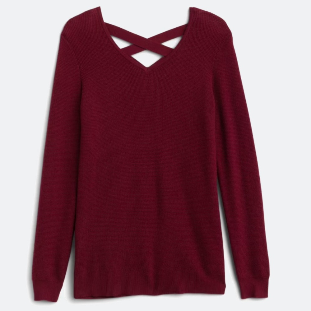 NWT Love Ellie Burgundy Sweater